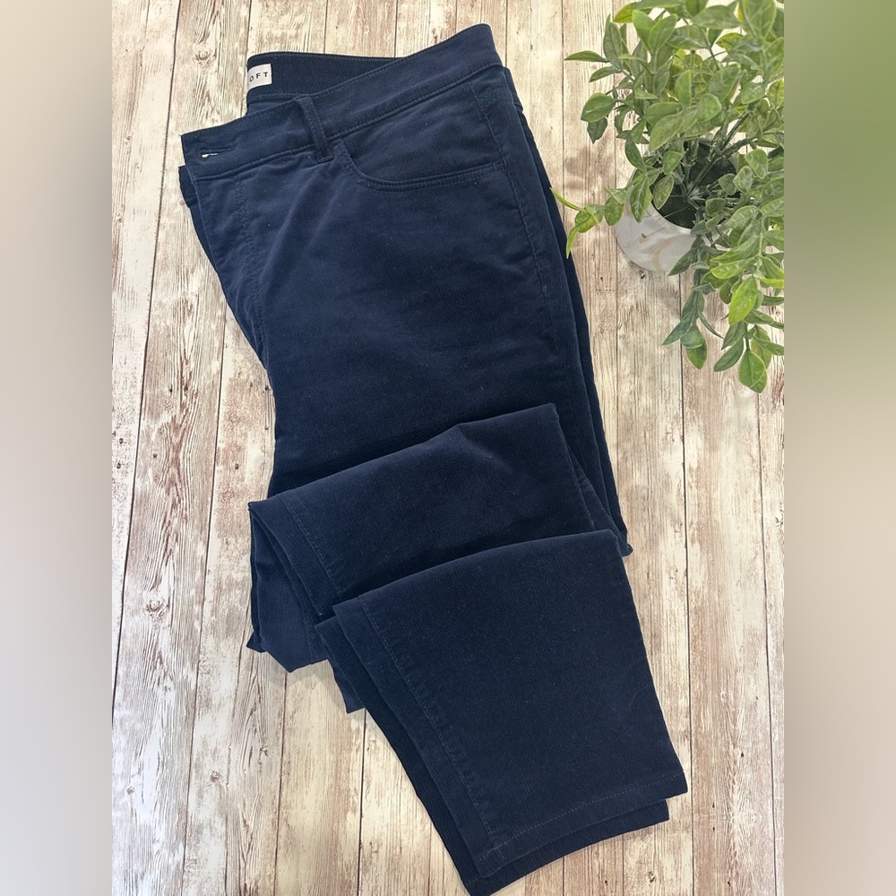 LOFT Classic Navy corduroy Women's Jeans